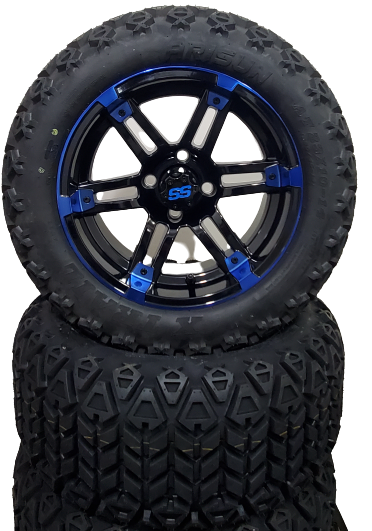 14'' Davy Blue & Black with x-trail tire