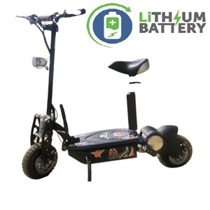 1600w 48v lithium offroad scooter, orange