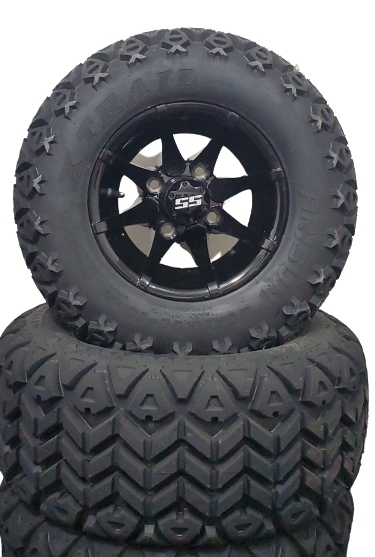 10'' Jijay Gloss Black with X-trail tire