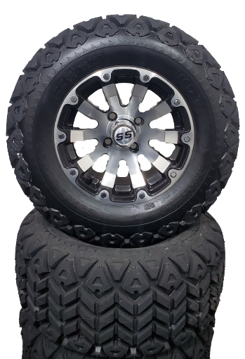 12'' Fourly wheel mounted on xtrail 23x10.5-12 tire