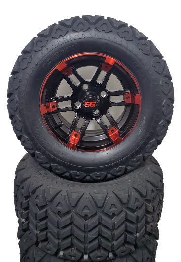 12'' Davy red & black with x-trail tire