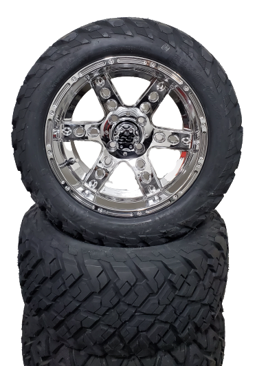 14'' Dominator Chrome with willy tire