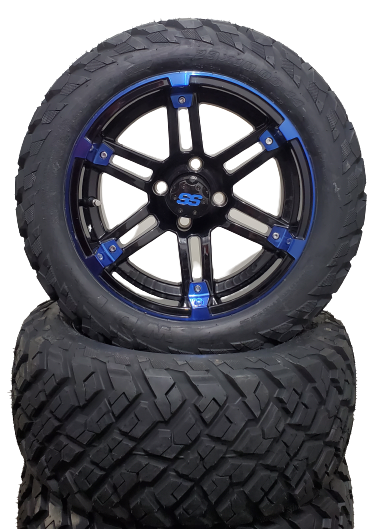 14'' Davy Blue & Black with willy tire