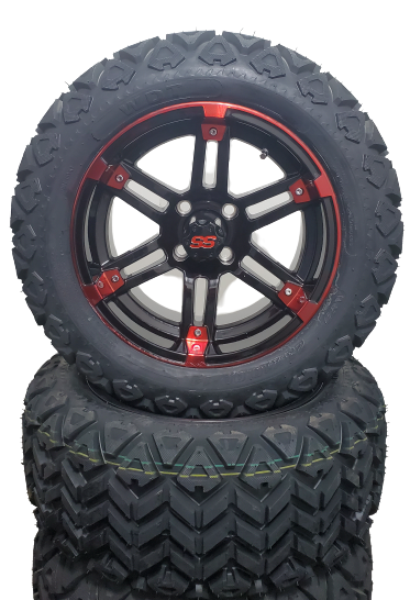 14'' Davy Red & Black with x-trail tire