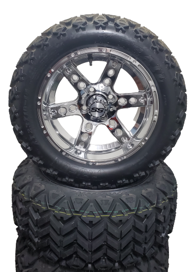 14'' Dominator Chrome with x-trail tire