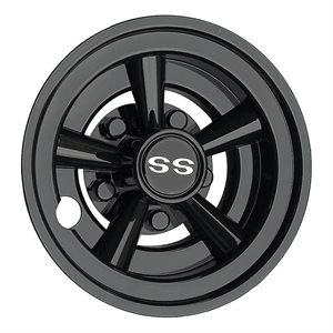 Wheel Cover, 8'' all black