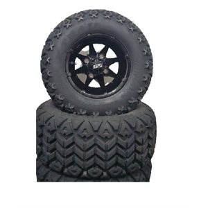 10'' Jijay Gloss Black with X-trail tire